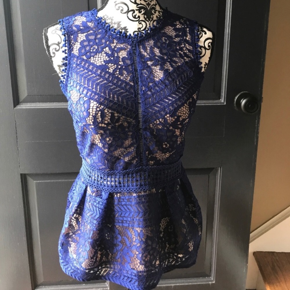 Romeo & Juliet Couture Peplum Top